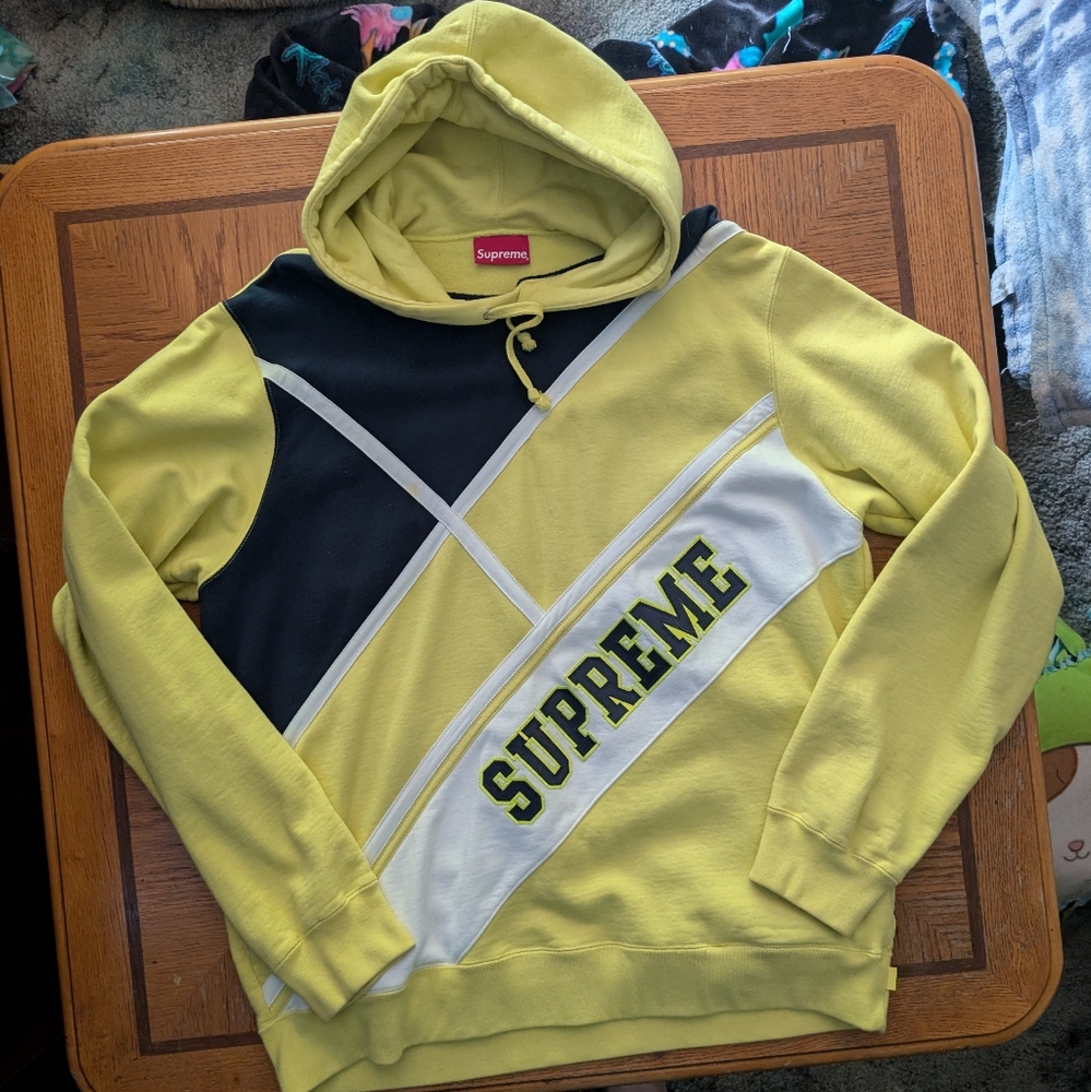 Supreme Men's Lemon Diagonal S18 Summer 2018 Collection Size XL